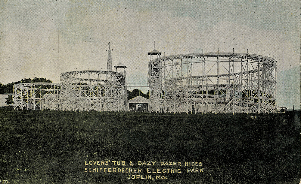 roller coaster rides at Schifferdecker Park