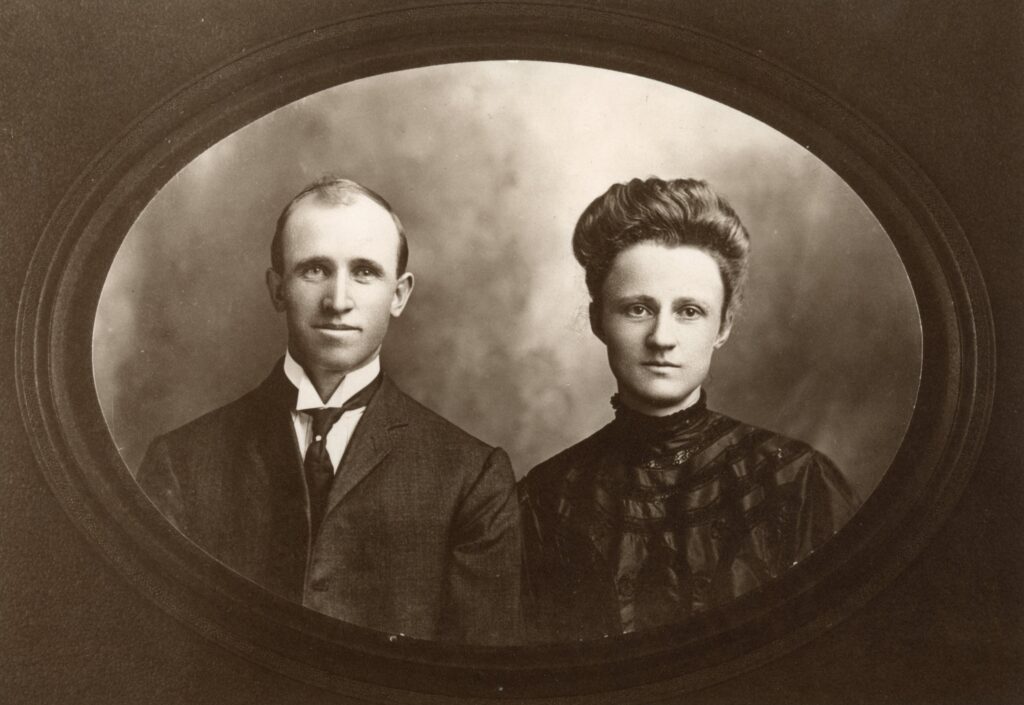Portrait of John and Louisa Johnson, circa 1890s
